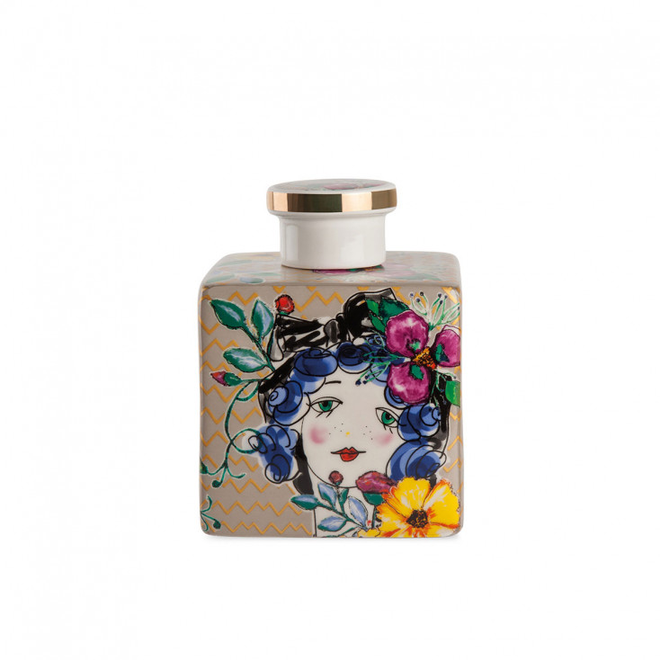 Bottiglia con tappo in ceramica per profumatori ambienti grande