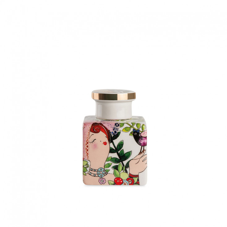 Bottiglia con tappo in ceramica per profumatori ambienti