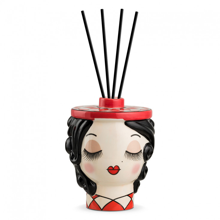 Bottiglia profumatore con bastoncini Gaia