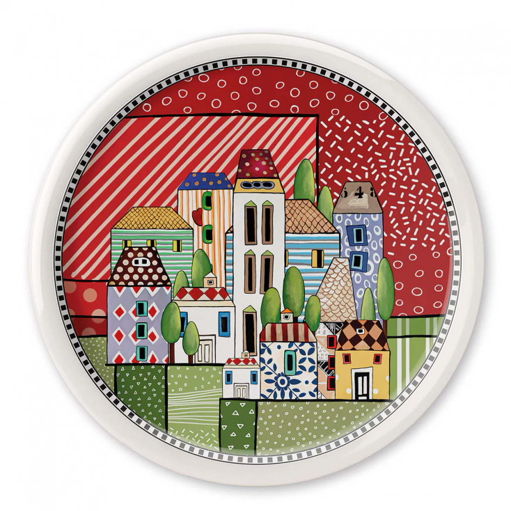 Piatto pizza in ceramica