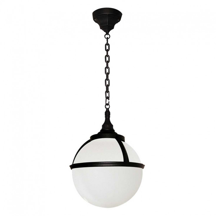 Lampada a sospensione per esterno in resina e diffusore in acrilico