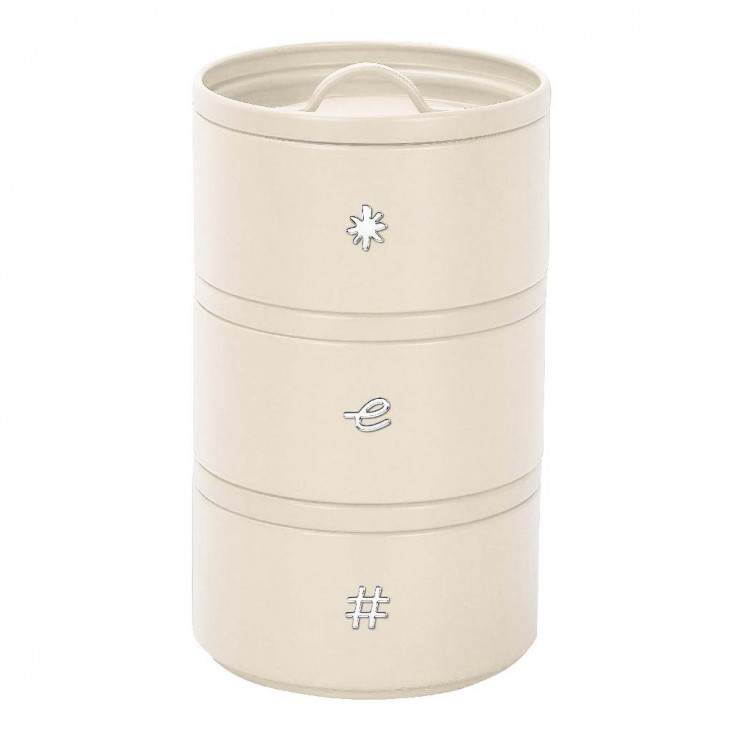 Set 3 pezzi portaspezie impilabili