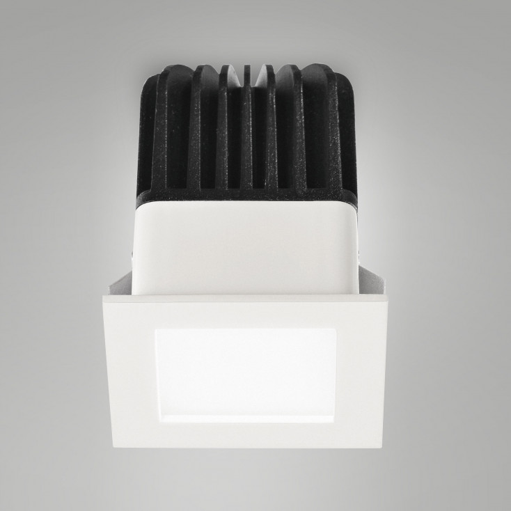 Faretto a led da incasso quadrato in alluminio dal design moderno