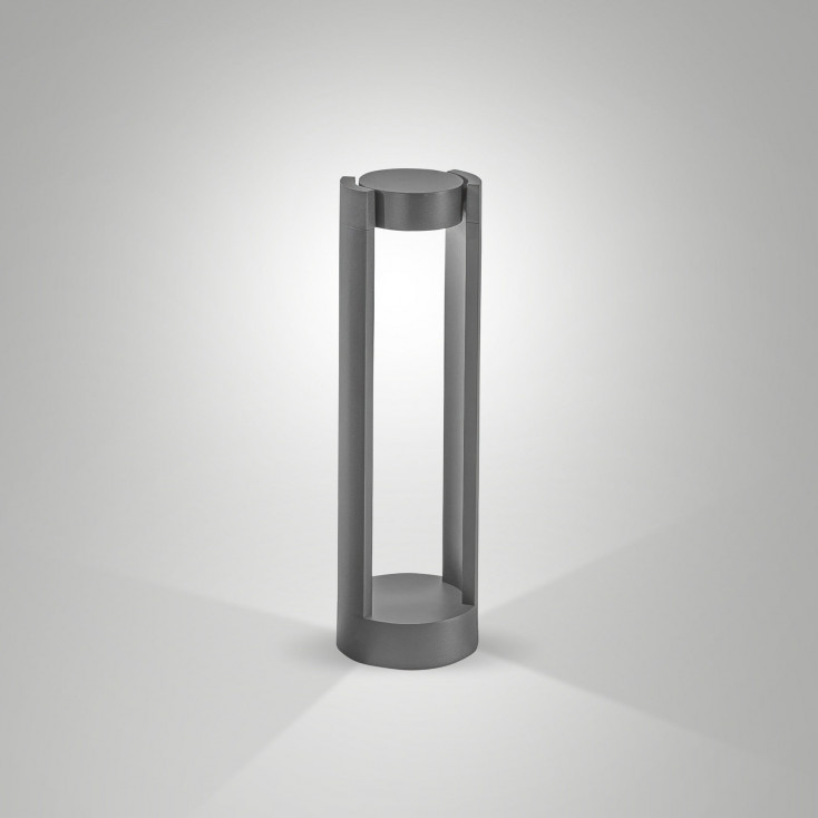 Lampioncino da giardino a LED in alluminio diffusore orientabile