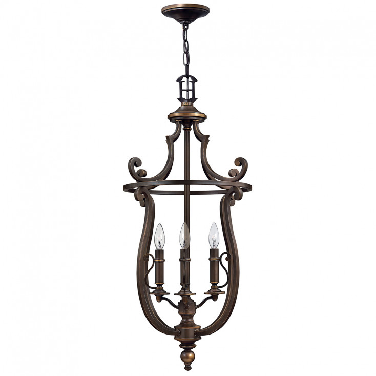 Lampadario rustico con struttura in acciaio con diffusore a 4 luci