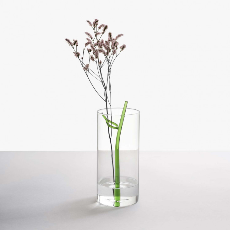 Vaso in vetro dal design moderno