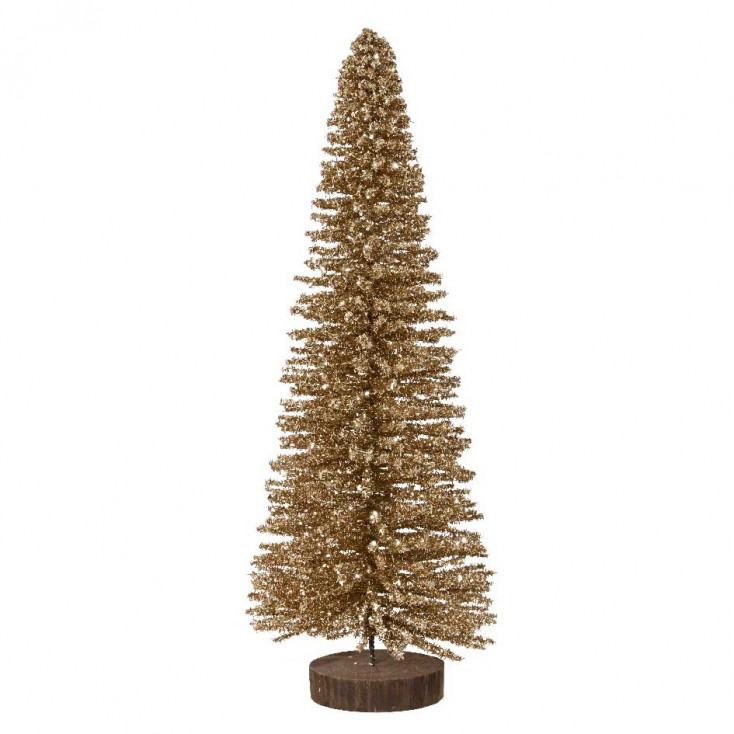 Albero di natale in bambù brillante
