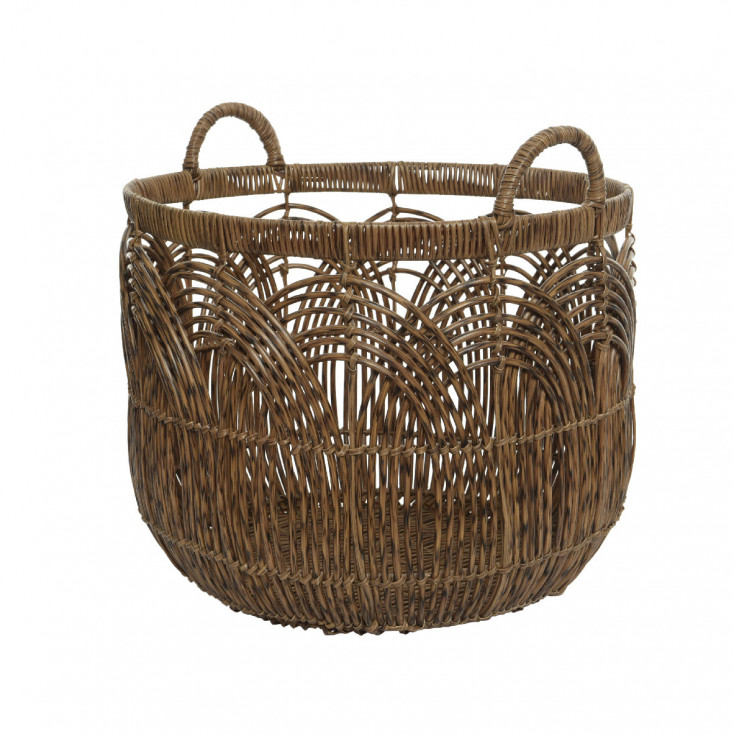 Cesto rotondo con manici medio