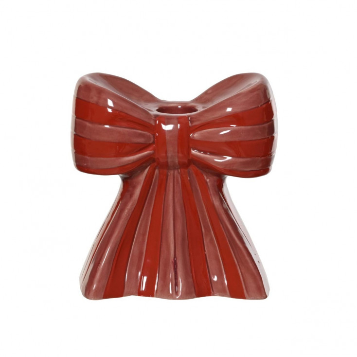 Portacandela in porcellana smaltato e dipinto a mano