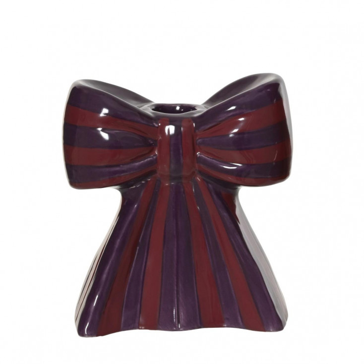 Portacandela in porcellana smaltato e dipinto a mano