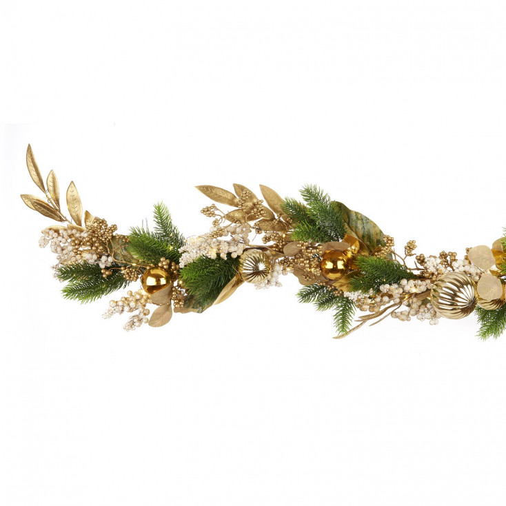 Decorazione natalizia festone con 60 led