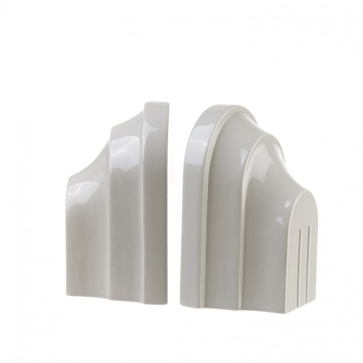 Fermalibri decorativi in ceramica design moderno in stile art déco