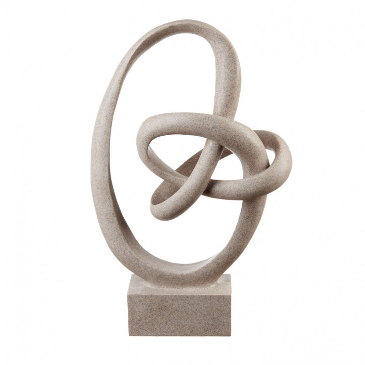 Scultura decorativa da tavolo interamente in resina