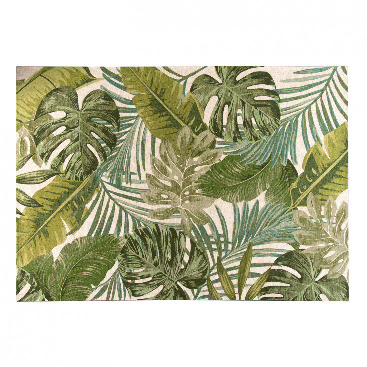 Tappeto in tessuto con decoro a rilievo 115x230