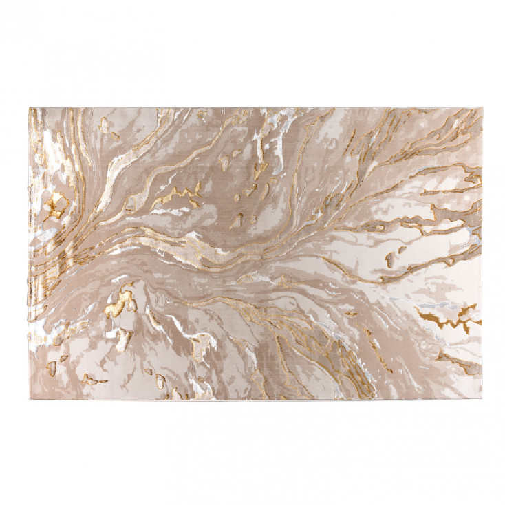 Tappeto in tessuto con decoro a rilievo 160x230