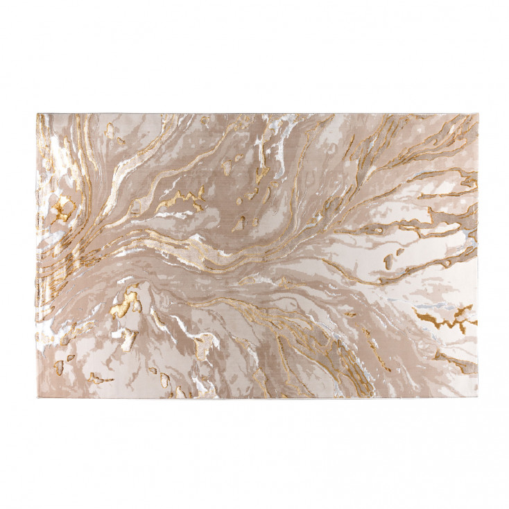 Tappeto in tessuto con decoro a rilievo 190x290