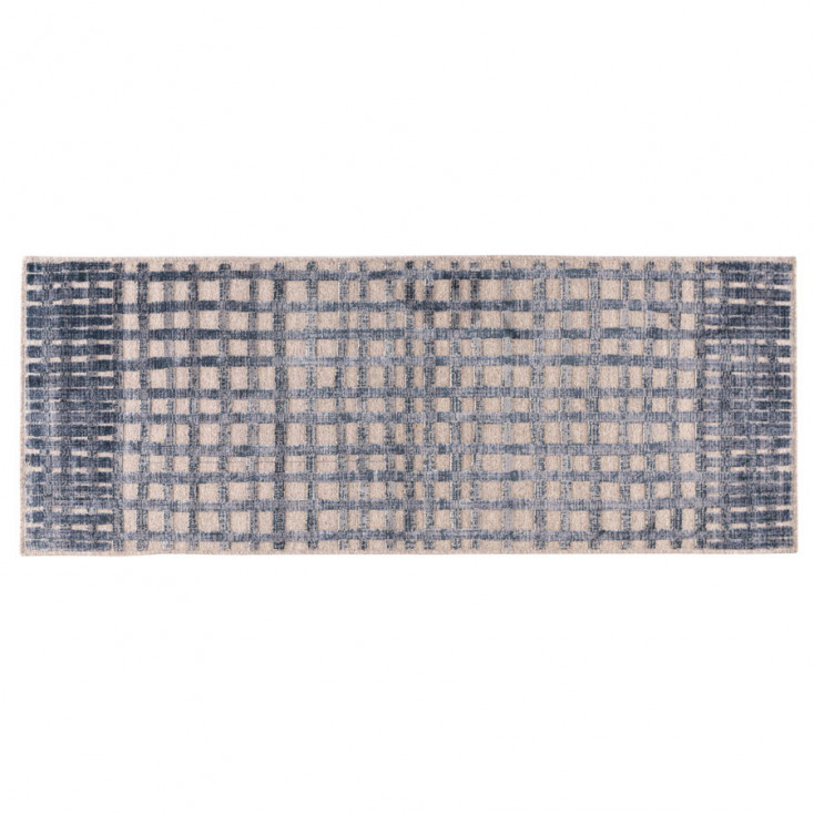 Tappeto in tessuto con decoro a rilievo moderno 80x200