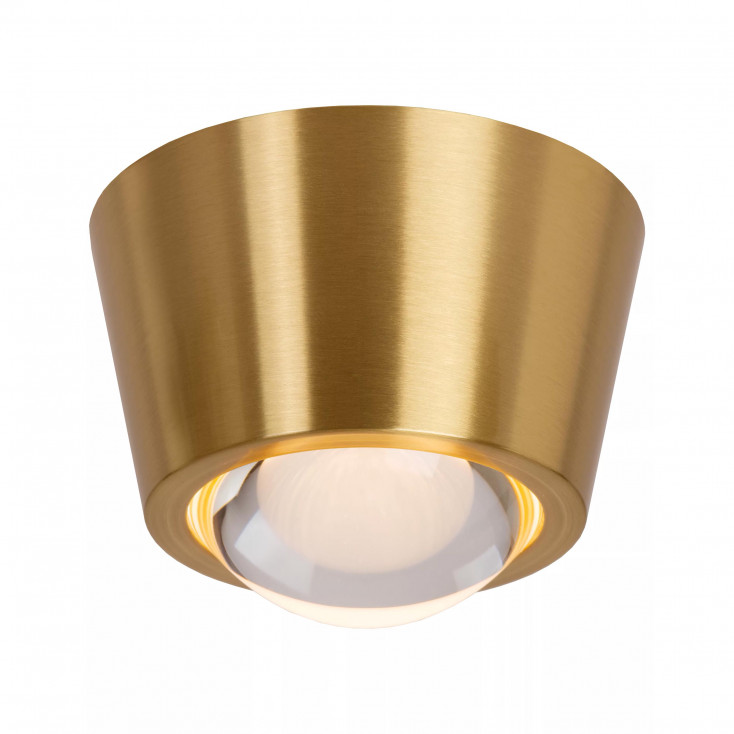 Plafoniera a LED rotonda con struttura in metallo