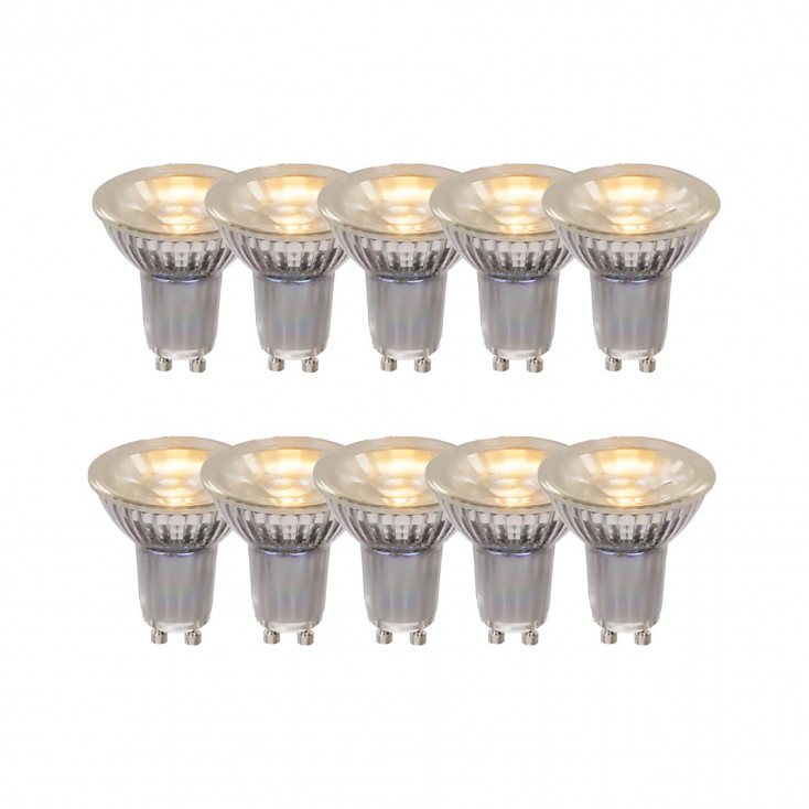 Set di 10 Lampadine LED - Ø 5 cm - LED - GU10 - 10x5W 2700K