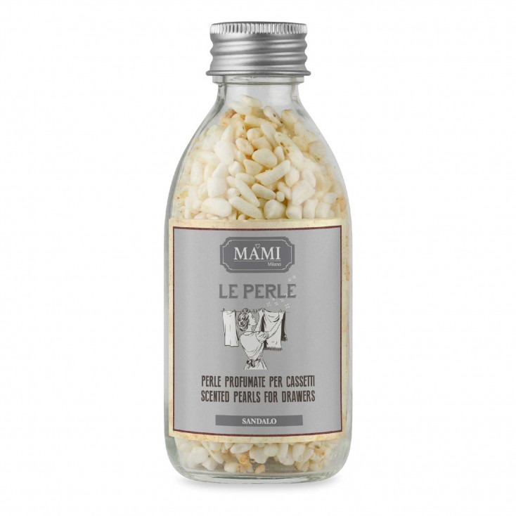 Perle profumate per tessuti da inserire nei cassetti "Sandalo"