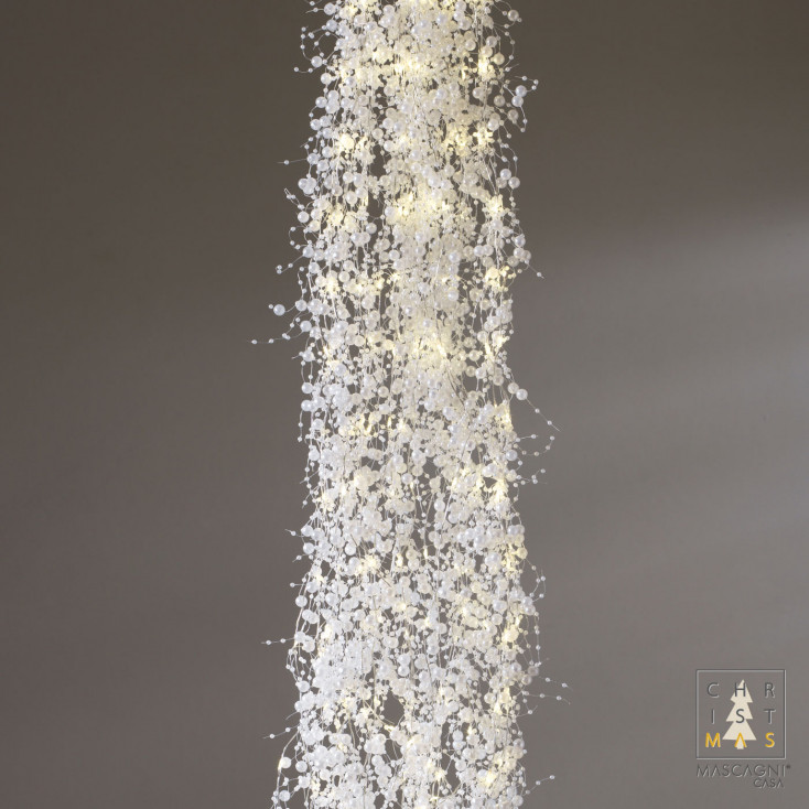 Addobbi per alberi con cascata di perle a 12 fili