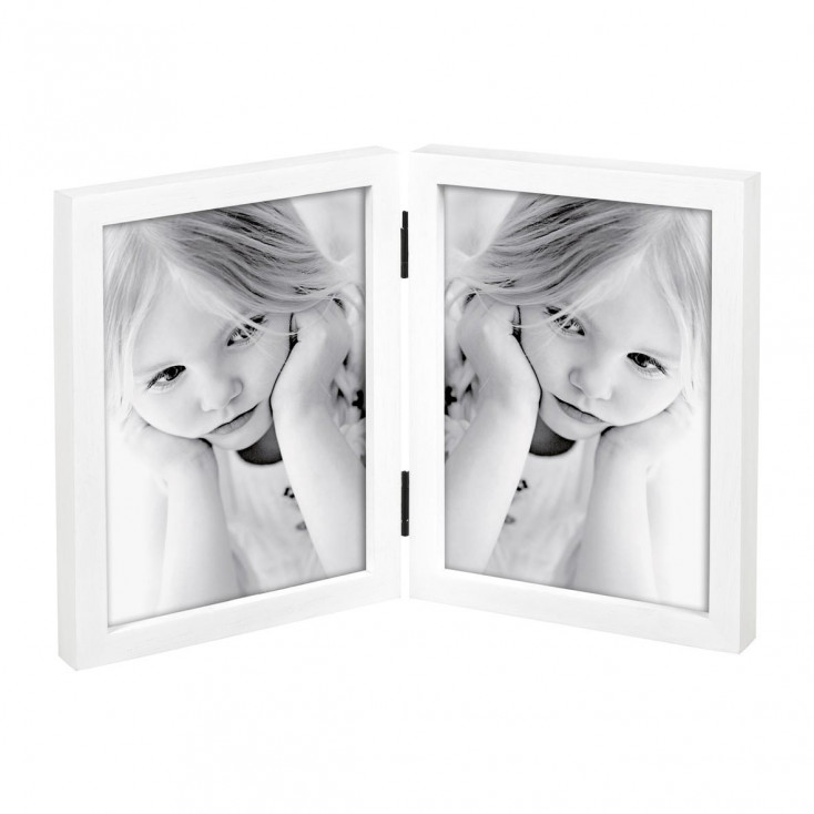 Cornice portafoto da tavolo con doppia foto