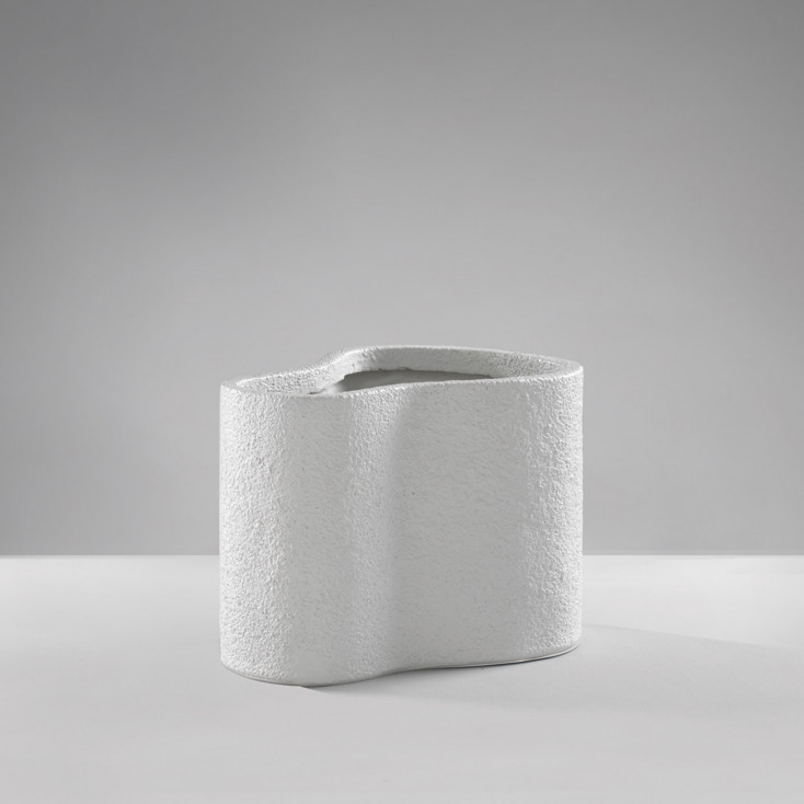 Vaso in resina dal design moderno H.25cm