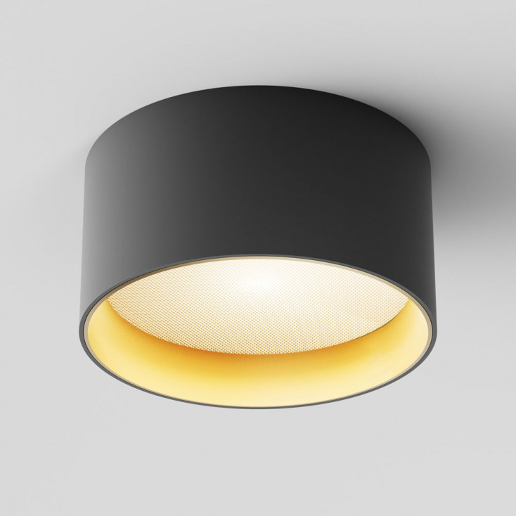Faretto da soffitto in alluminio con diffusore a led dal design moderno
