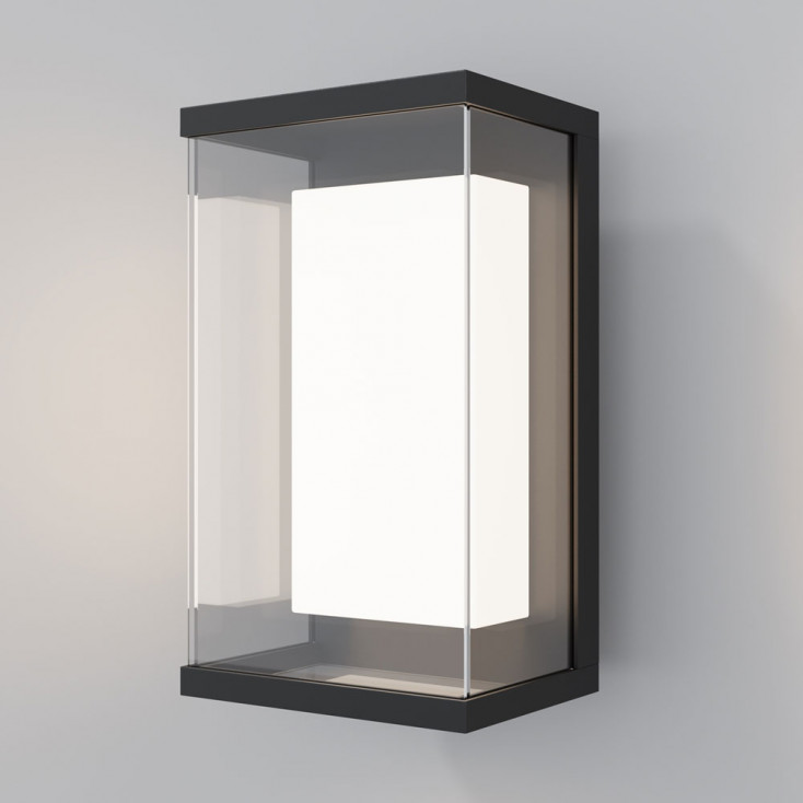 Lampada da parete per esterno con diffusore in acrilico a led