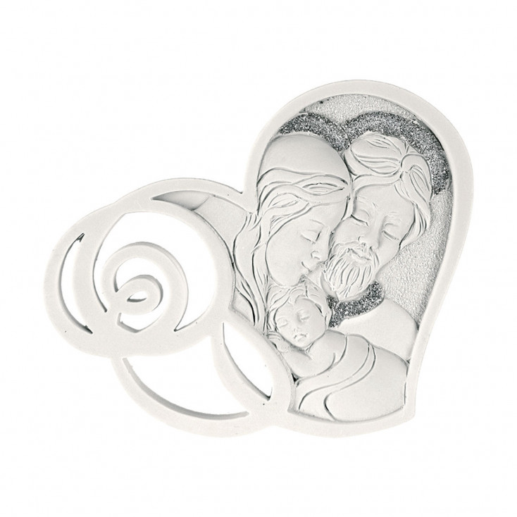 Bomboniera Battesimo - Scultura da Tavolo con Sacra Famiglia