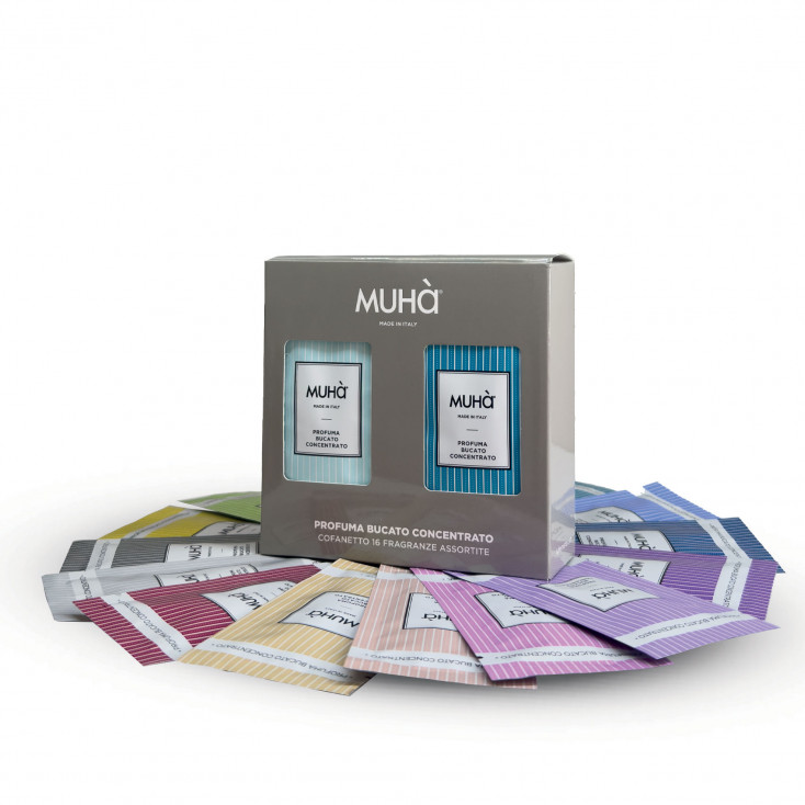 Kit 16 bustine profumatore per bucato assortite