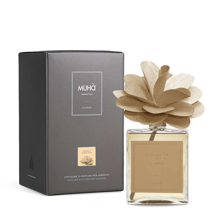 Profumazione per ambiente diffusore in bottiglia con bastoncino a fiore