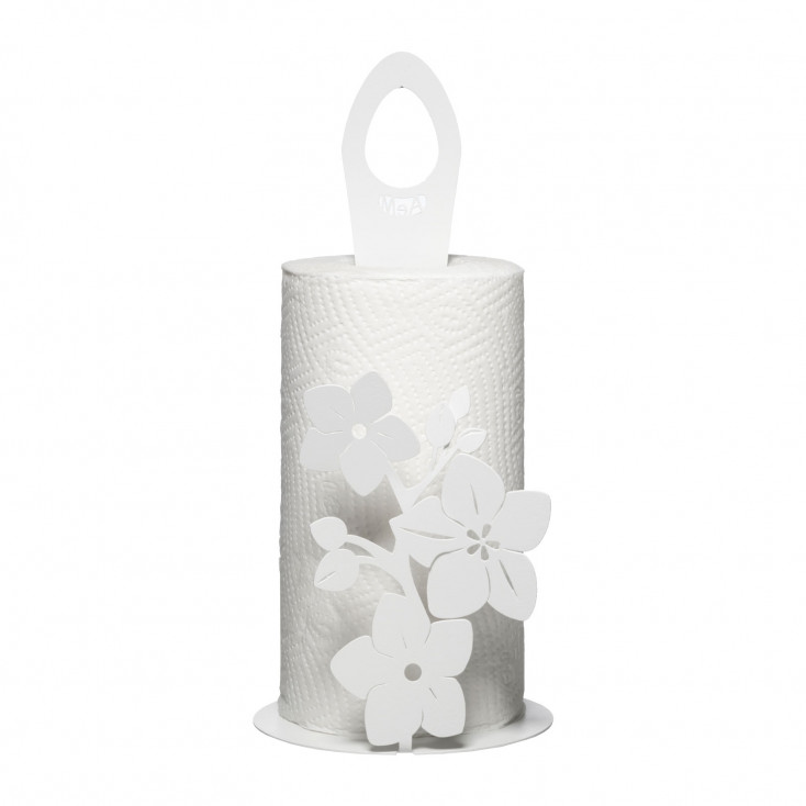 Porta rotoli da tavola con decorazioni floreali