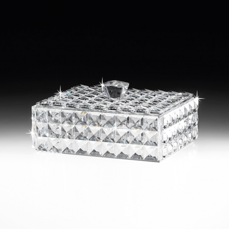 Portagioie in cristallo dal design moderno ed elegante