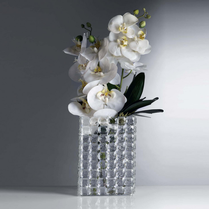 Vaso in cristallo dal design moderno