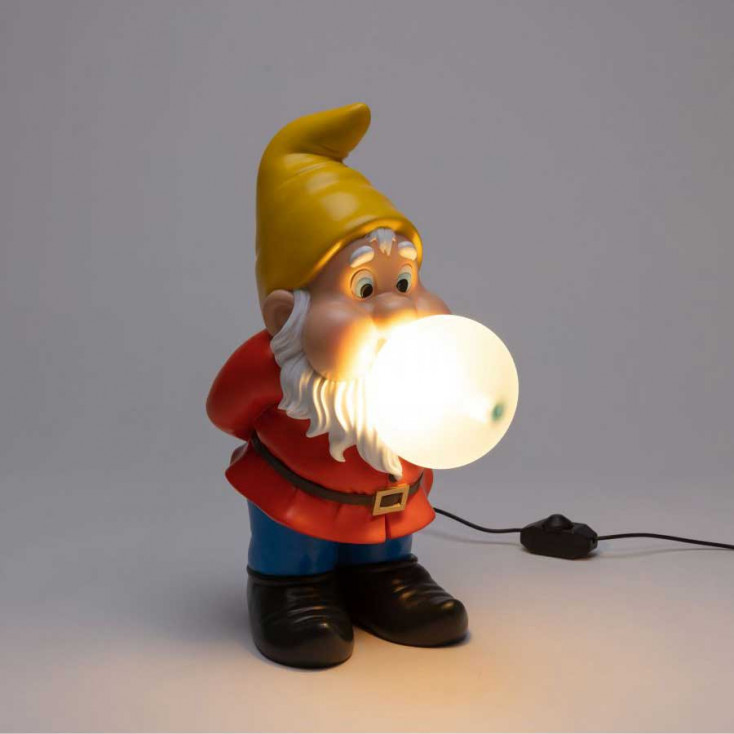 Lampada da tavolo in resina con USB dal design moderno