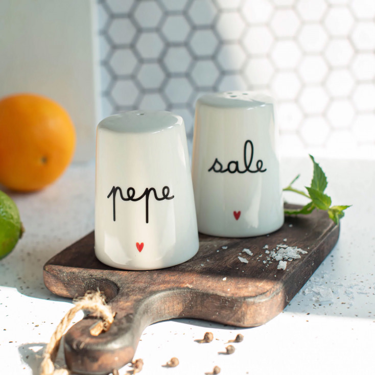 Set Sale/Pepe in ceramica