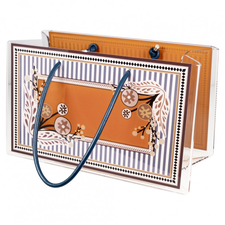 Contenitore porta oggetti grande in plexiglass linee moderne