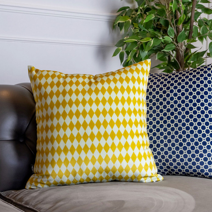 Cuscino piccolo con fodera in poliestere con decoro 40x40