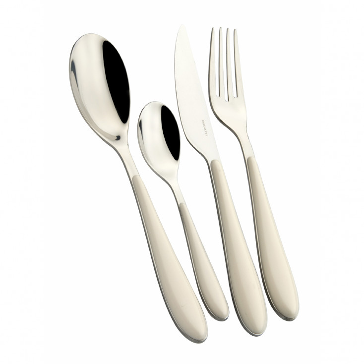 Posate da tavola in acciaio set 24pz linea "Gioia"