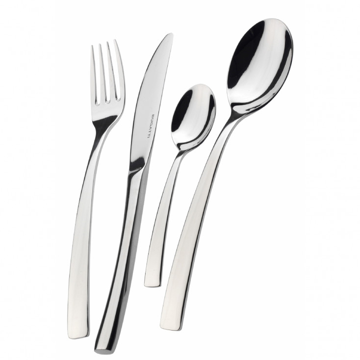 Set 24 pezzi posate da tavola con finitura lucida modello "Tendence"