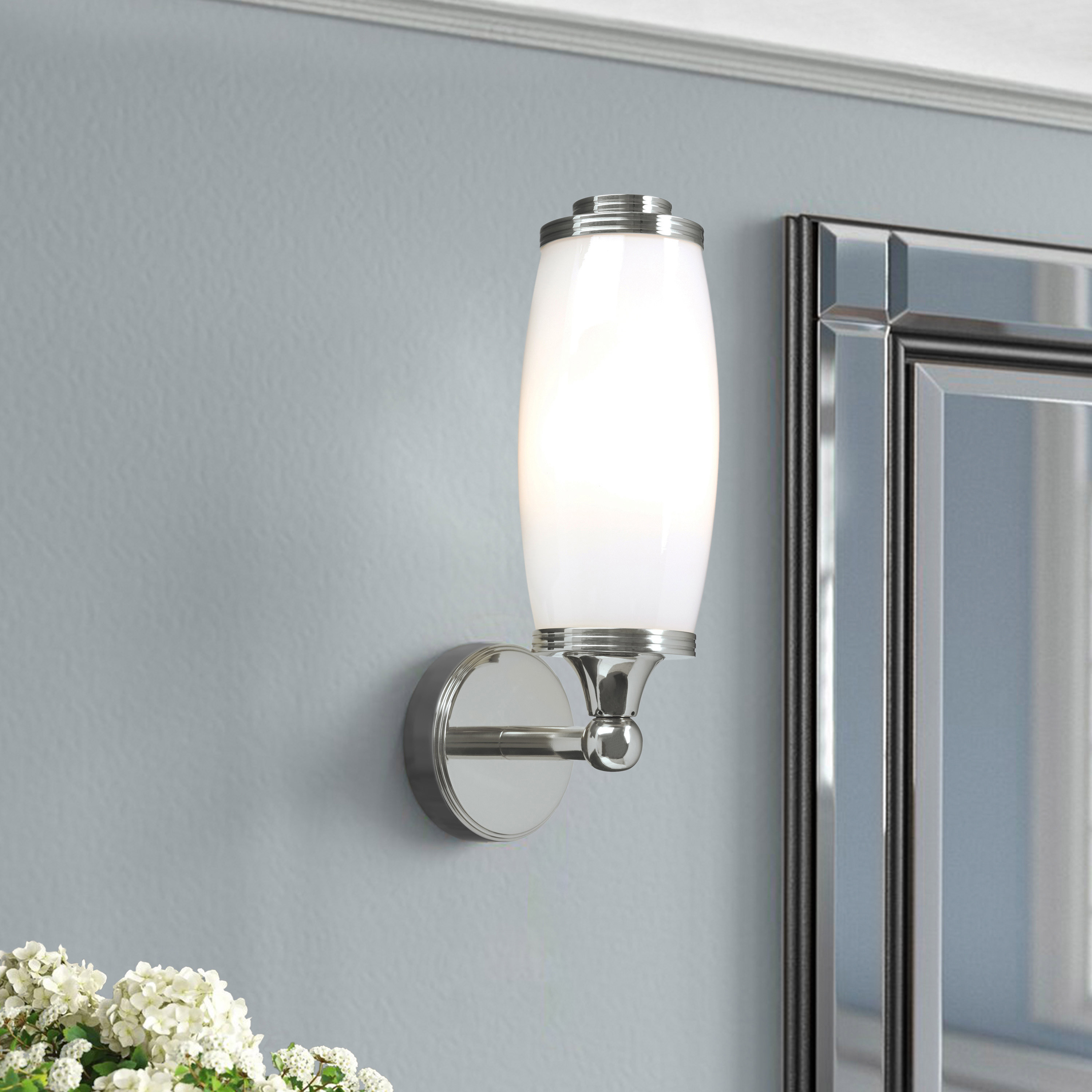 Applique LED bagno moderno Up&Down grigio, INSPIRE bianco naturale