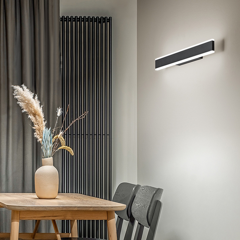 Applique da Parete per Esterni LED 7W Alluminio Dumai Nero Opaco
