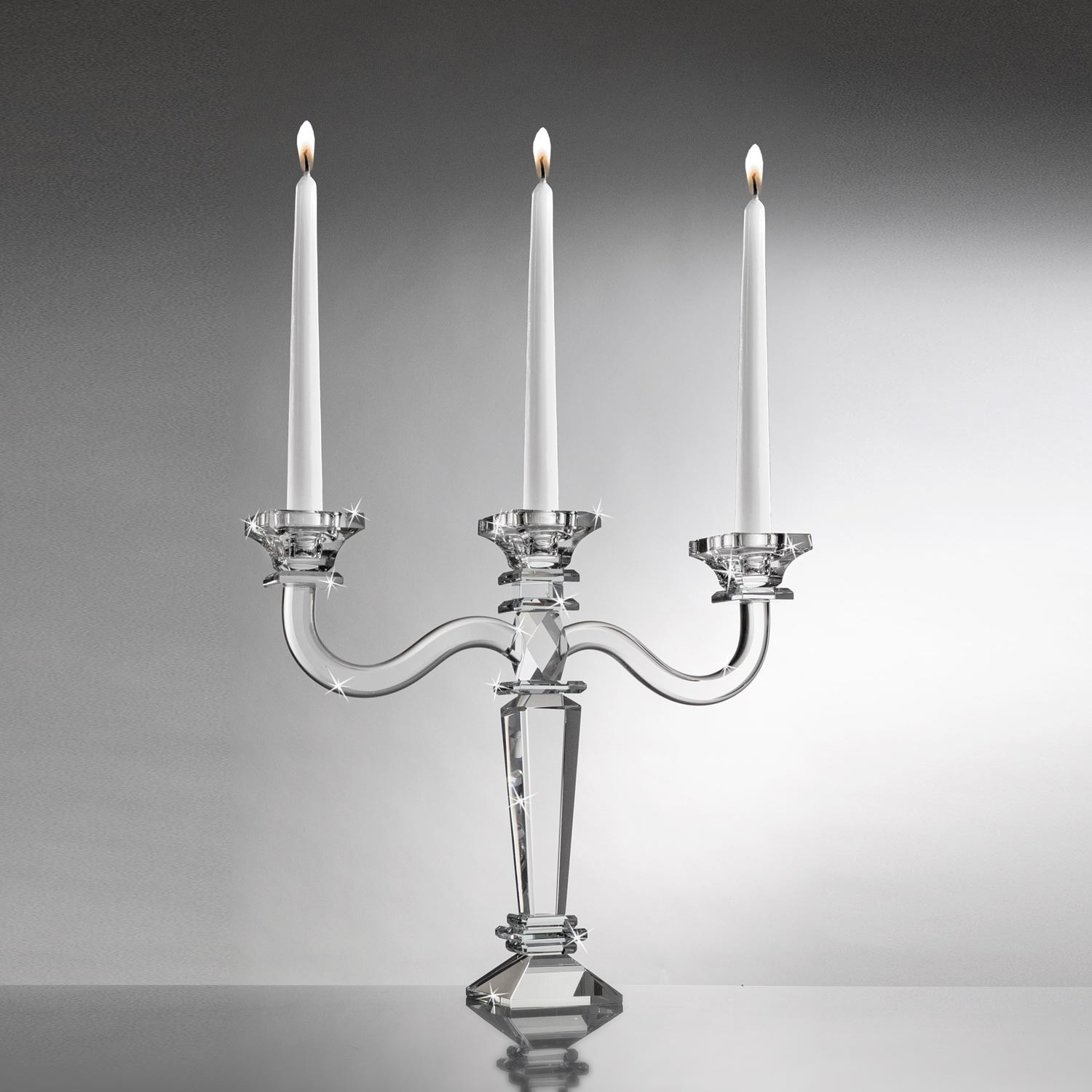 CANDELABRO IN CRISTALLO (Nuovo e nell'imballaggio originale) a Monte