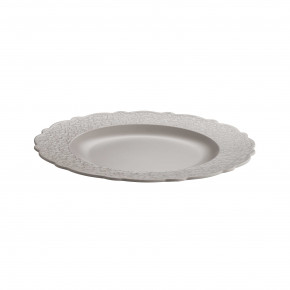 Alessi - Modello: Dressed Air - Set 4 Piatti piani in melammina con decoro a rilievo dalle linee moderne - Colore: Grigio Chiaro - SKU: MW72/1WG - Codice EAN: 8003299444885 