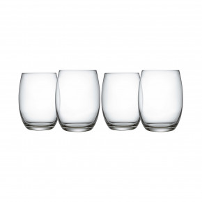 Alessi - Modello: Mami XL - Set di 4 bicchieri per long drink in vetro cristallino - Colore: Trasparente - SKU: SG119/3S4 - Codice EAN: 8003299433568 