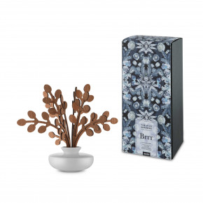 Alessi - Modello: Brrr - Diffusore a foglie per ambiente in porcellana foglie in mogano fragranza "Brrr" - SKU: MW641SW - Codice EAN: 8003299424399 