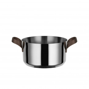 Alessi - Modello: Edo - - Design By: Patricia Urquiola Casseruola a due manici in acciaio inossidabile con fondo magnetico diametro 20" - Colore: Acciaio - SKU: PU101/20 - Codice EAN: 8003299430307 