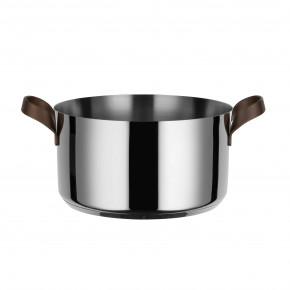 Alessi - Modello: Edo - - Design By: Patricia Urquiola Casseruola a due manici in acciaio inossidabile con fondo magnetico diametro 24" - Colore: Acciaio - SKU: PU101/24 - Codice EAN: 8003299430338 