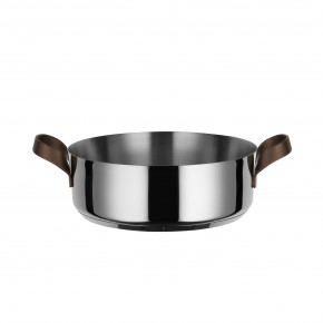 Alessi - Modello: Edo - - Design By: Patricia Urquiola Casseruola bassa due manici in acciaio inossidabile fondo magnetico diametro 28" - Colore: Acciaio - SKU: PU102/28 - Codice EAN: 8003299430352 